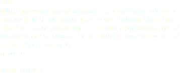 2011 OBJETO: suministro y siembra de árboles en la etapa de construcción del contrato IDU 137-2007 adecuación de la calle 26 (avenida Jorge Eliecer Gaitán) al sistema transmilenio en el tramo 3 comprendido entre la transversal 76 y la carrera 42 y en el tramo 4 comprendido entre la carrera 42b y la carrera 19 Bogotá D.C. CLIENTE: CONALVÍAS